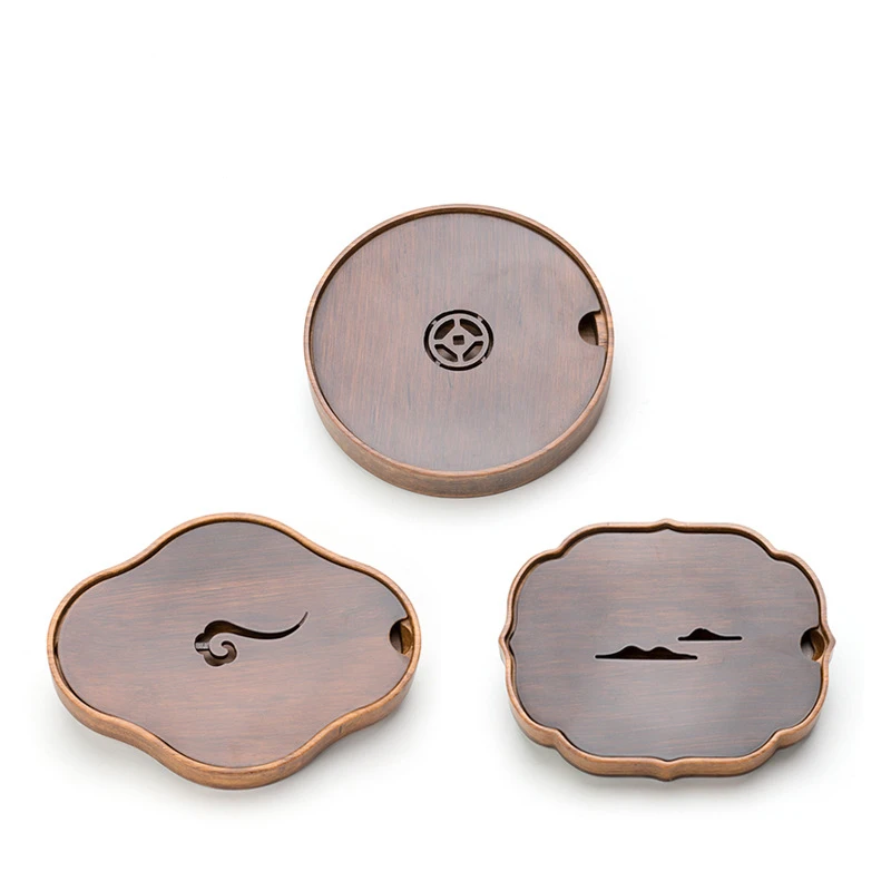 Подставка для кастрюль из бамбукового материала маленький поднос чая в стиле