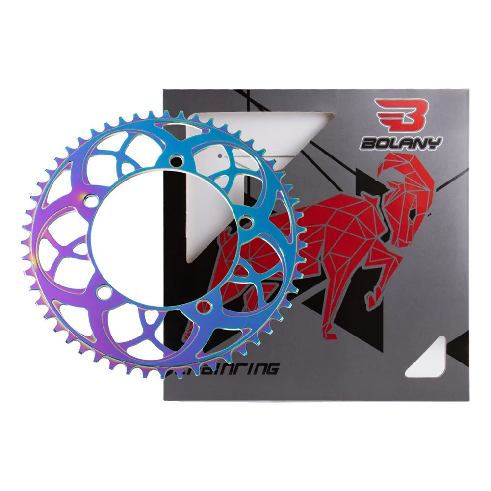 

54T 56T Bicycle Chainring Folding Road Bike Chainwheel 130BCD Narrow Wide Chain Ring Crankset Tooth Plate Cycling Part Accessory