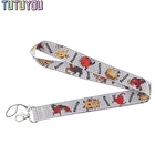 PC241 Angry Beaver Lanyards держатель удостоверения личности Брелок ID карта Пропуск Тренажерный зал Мобильная лента-держатель для бейджей ключ держатель