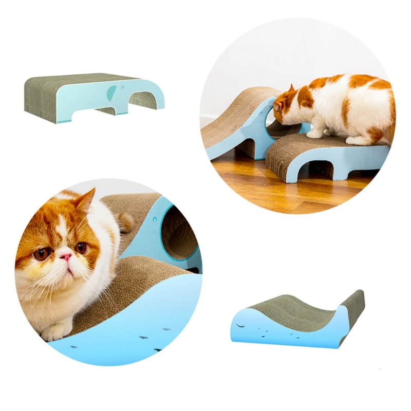 Милые слон Кит скользящие картонные когтеточные поверхности для кошачьих