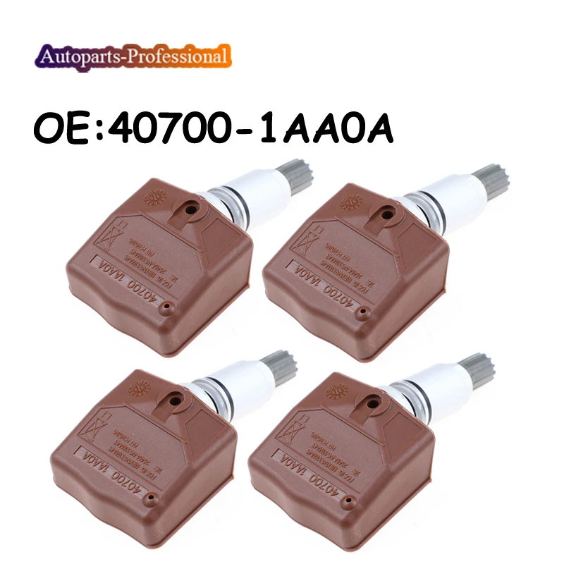 4 шт./лот TPMS датчик давления в шинах для N issan 350Z Altima для Infiniti EX35 G35 40700-1AA0A 407001AA0A 40700-JA01B/40700-JA00B