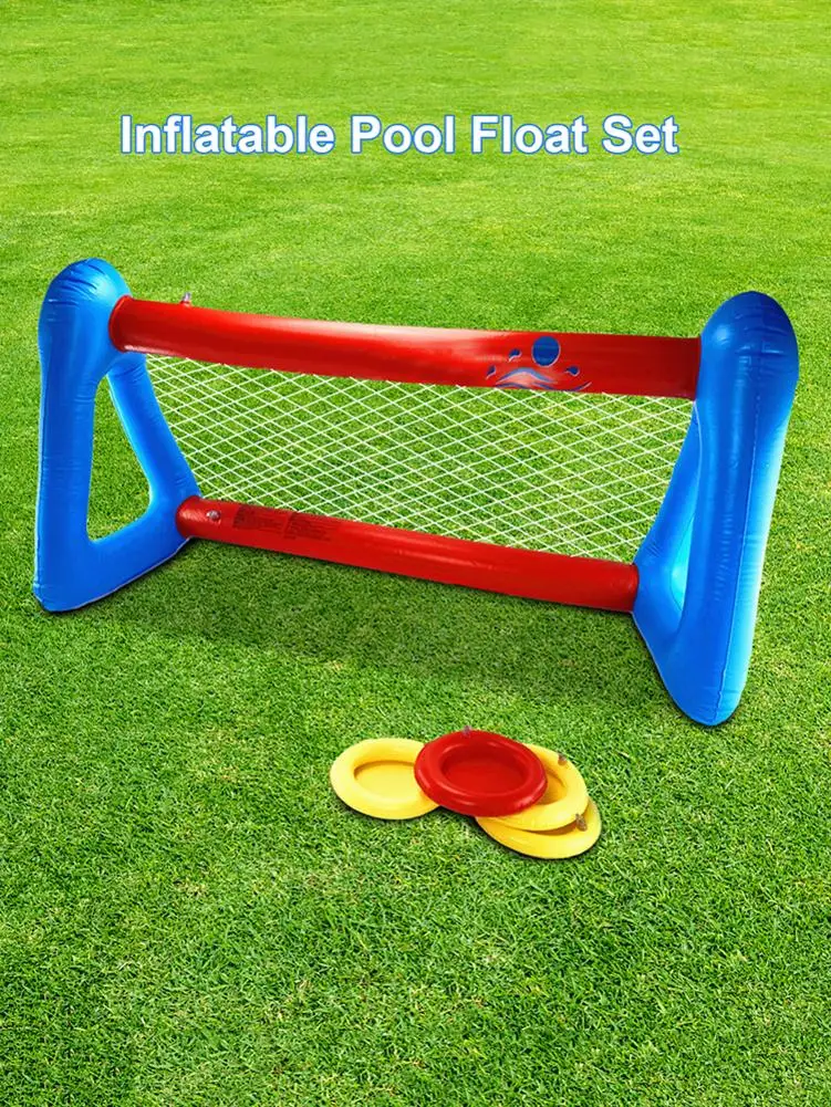 Надувная сетка для волейбола, надувной бассейн для волейбола, набор для детей и взрослых, игрушка для плавания, летние поплавки
