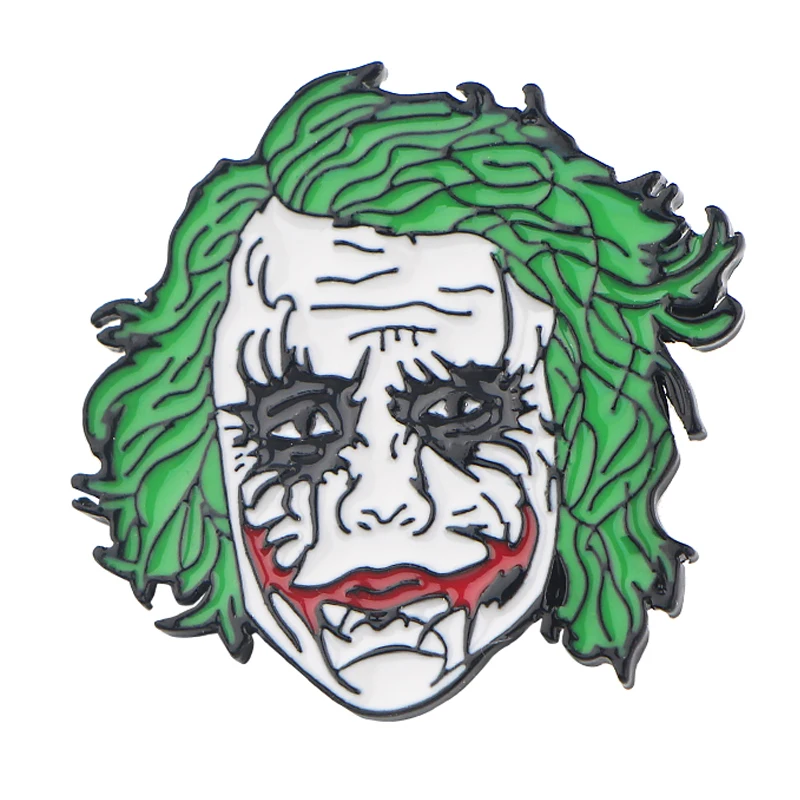 

Clown Brooch Cute And Interest Bag Clothes Lapel Pin Cartoon Comics Badge Fshion Metal Gifts for Woman Girl Boy
