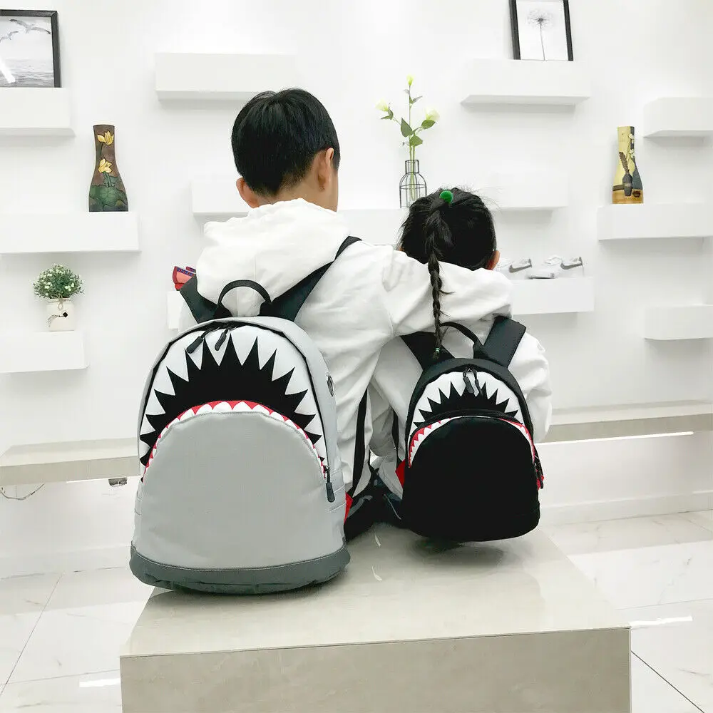 

Красивый анималистический принт Акула школьный рюкзак для детей сумка для подростков мальчиков и девочек маленький мини рюкзак для книг пу...