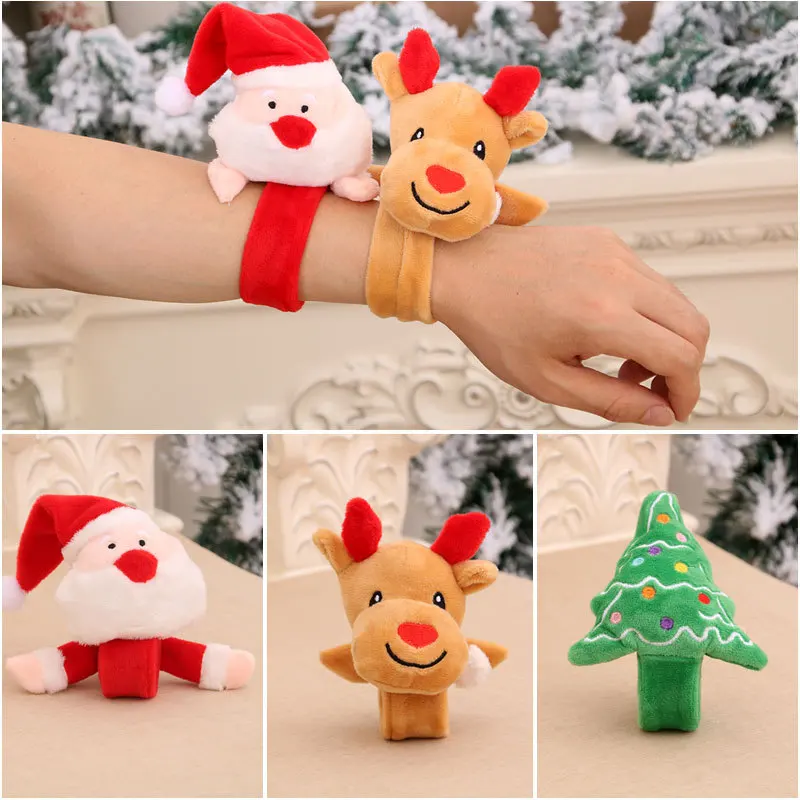 

Рождественские браслеты, браслет с Санта-Клаусом, снеговиком, медведем, оленем, украшение на Рождество