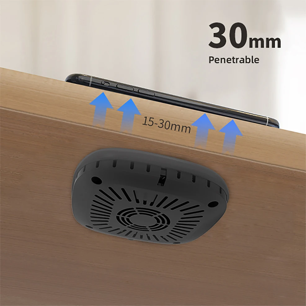 qi invisible true wireless charger long distance 30mm wireless charging pad for iphone 13 pro max 12 8 samsung s21 ultra s20 s10 free global shipping