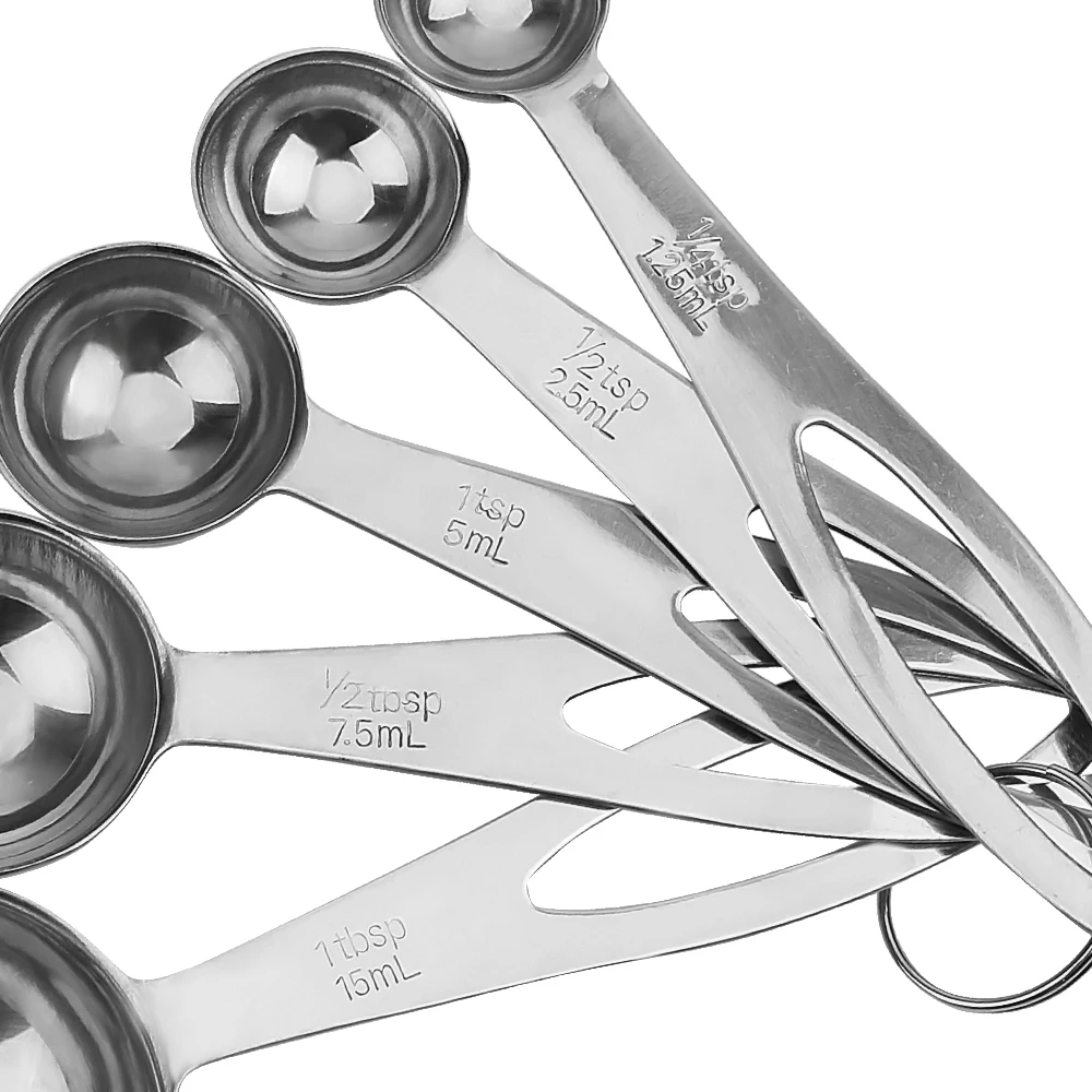

5Pcs/Set Baking Tools for Flour Food Coffee Cooking Measuring Tools Measuring Spoon with Scale Kichen Accessories