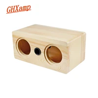 ghxamp wooden speakers box 3 inch full rnage speaker shell empty body for 2 0 hifi home theate loudspeaker case 1pc