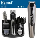 Kemei профессиональная машинка для стрижки волос 6 в 1 машинка для стрижки волос Бритва Для мужчин Инструменты для укладки волос бритвенный станок комплекты электробритва машинка для стрижки бороды и усов;