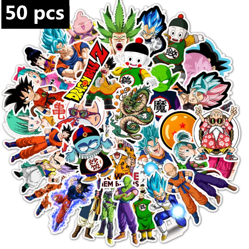 Наклейка s Pack Dragon Ball Z Аниме граффити наклейка скрапбук чемодан скейтборд ноутбук крутая Водонепроницаемая наклейка игрушка для детей