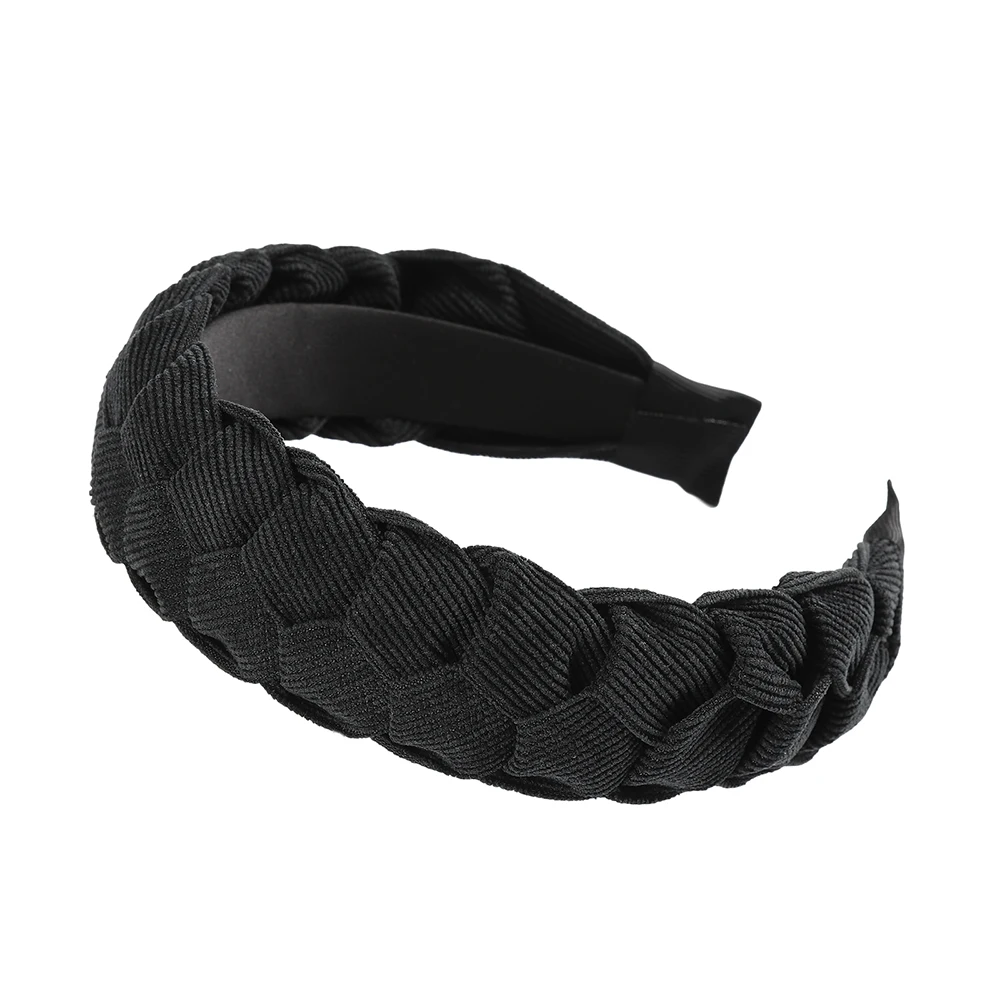 Женский бархатный ободок AWAYTR однотонный в стиле ретро аксессуар для волос на