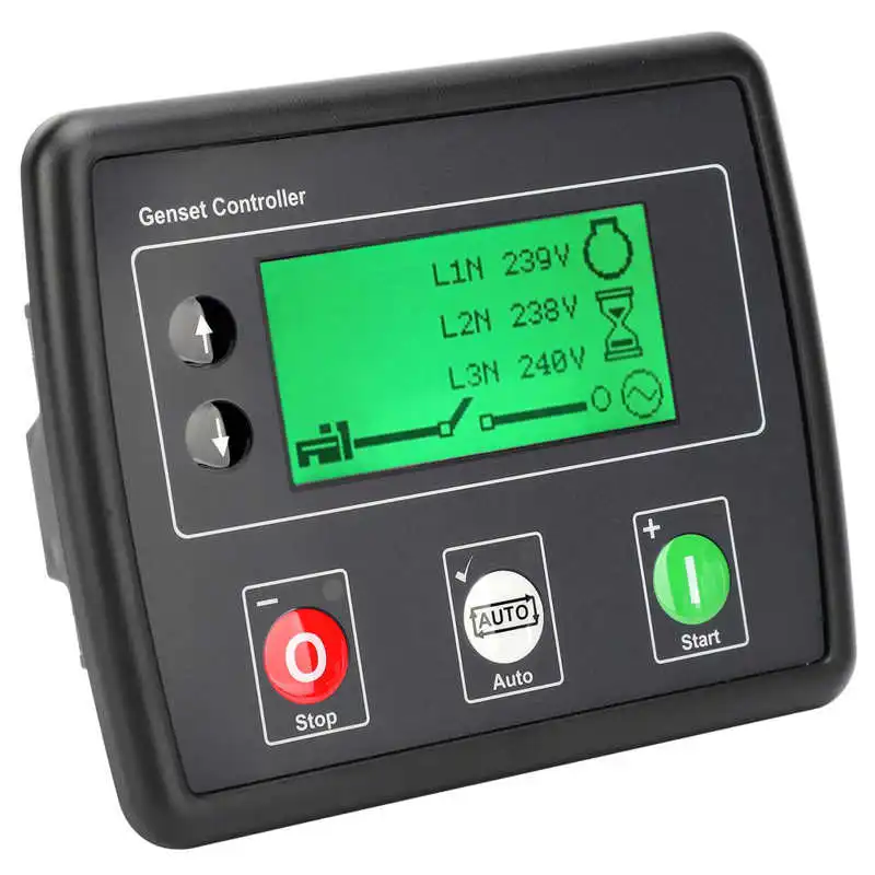 Устройство управления генератором автоматический модуль сбоями сети запуск ЖК