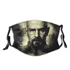 Дышащие Гейзенберг Уолтер Уайт лицевая маска с принтом во все тяжкие против дымки пыли защитный респиратор муфельной маска с фильтрами