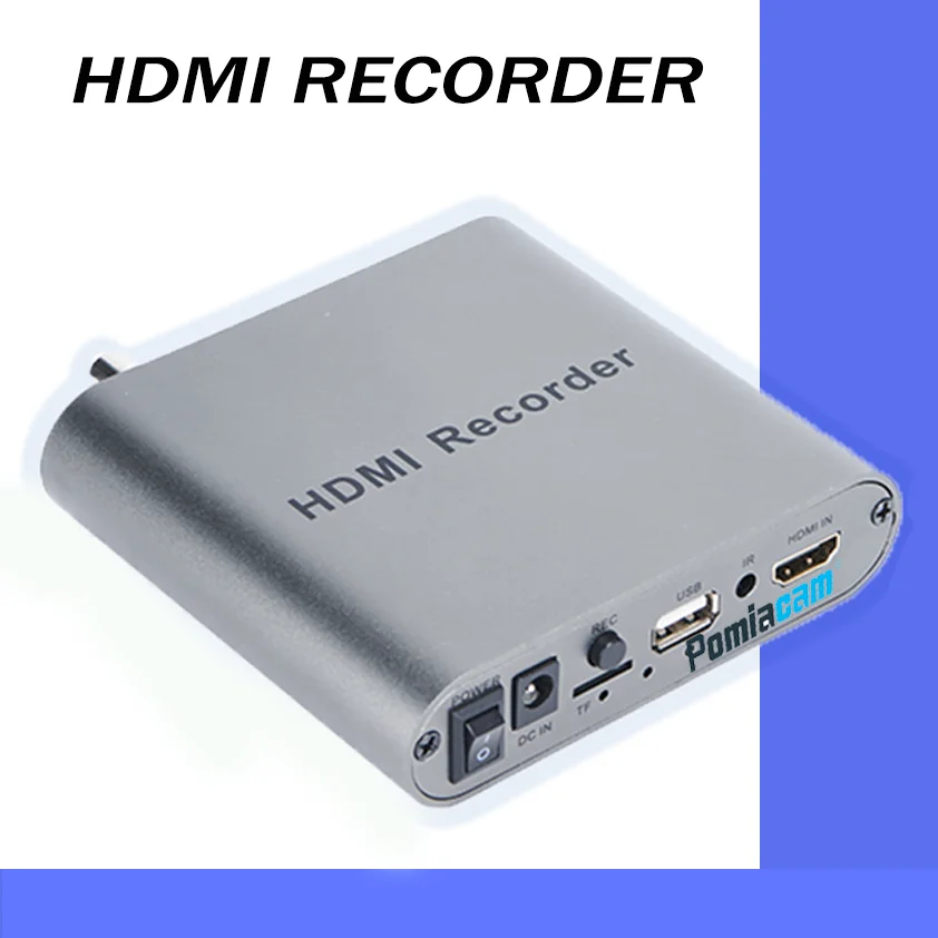 Recording Box 720p 1080p Recording Media HDMI Recorder Hdmi Vga Cvbs Video Output Video Capture Card with Remote Control JP RU