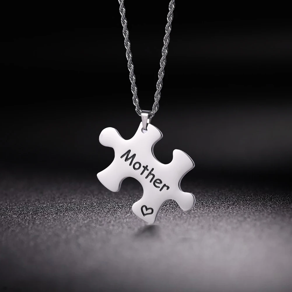 Fishhook новая мать любовь дочь семья головоломки из нержавеющей стали для женщин