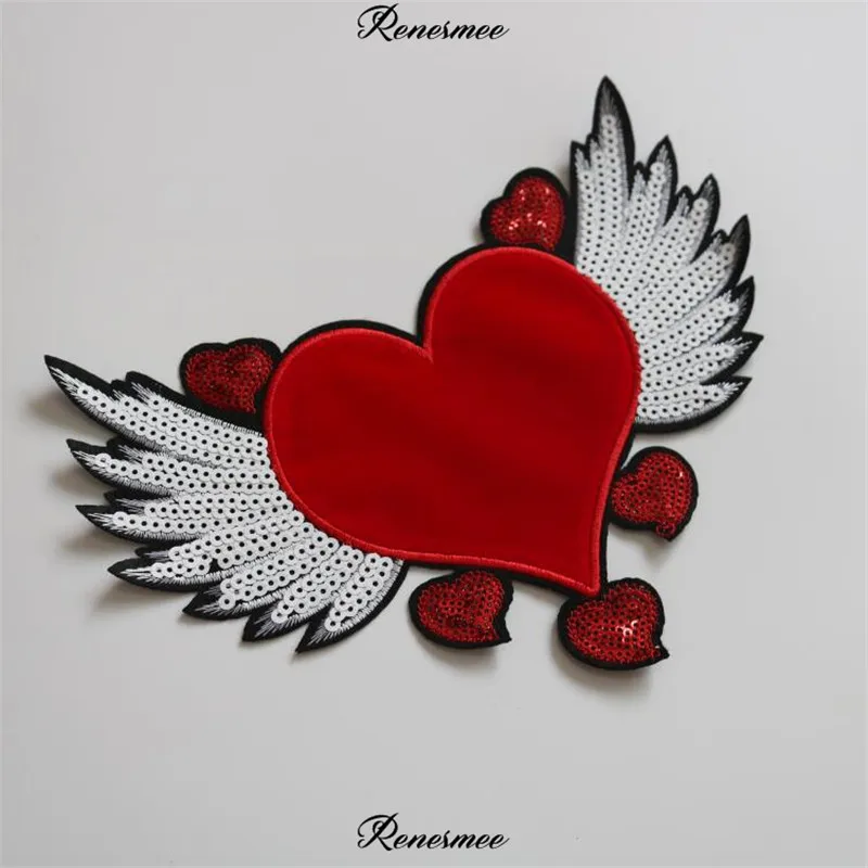 1 шт. новые блестки красные наклейки в романтическом стиле украшение для пальто