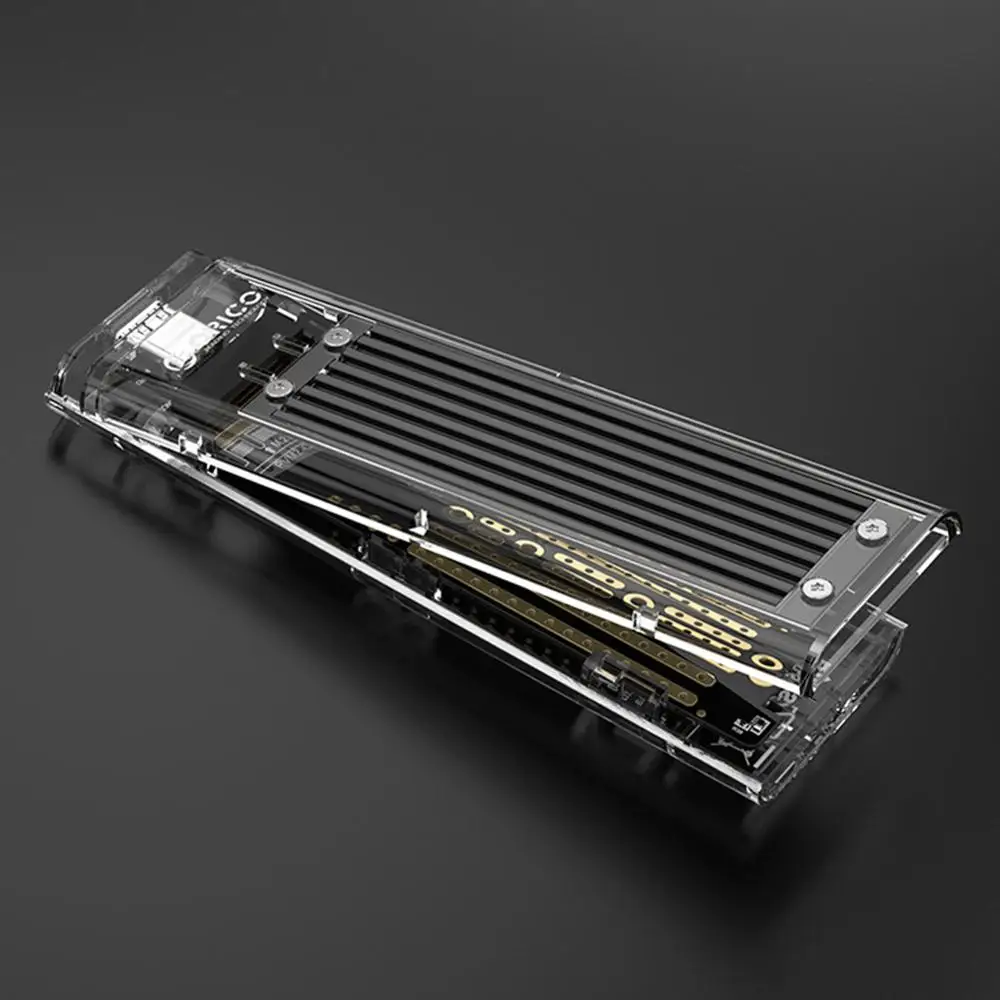 ORICO TCM2F C3 M2 SSD чехол M.2 NGFF на USB3.1 Тип C корпус жесткого диска Прозрачный 5 Гбит/с