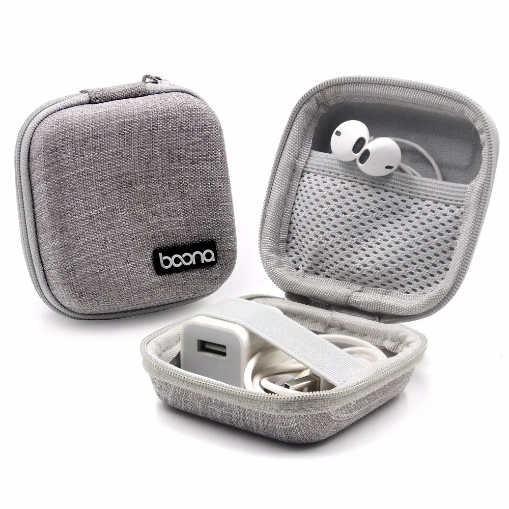 EVA Оксфордские жесткие мини наушники на молнии чехол для наушников вкладыши Bluetooth