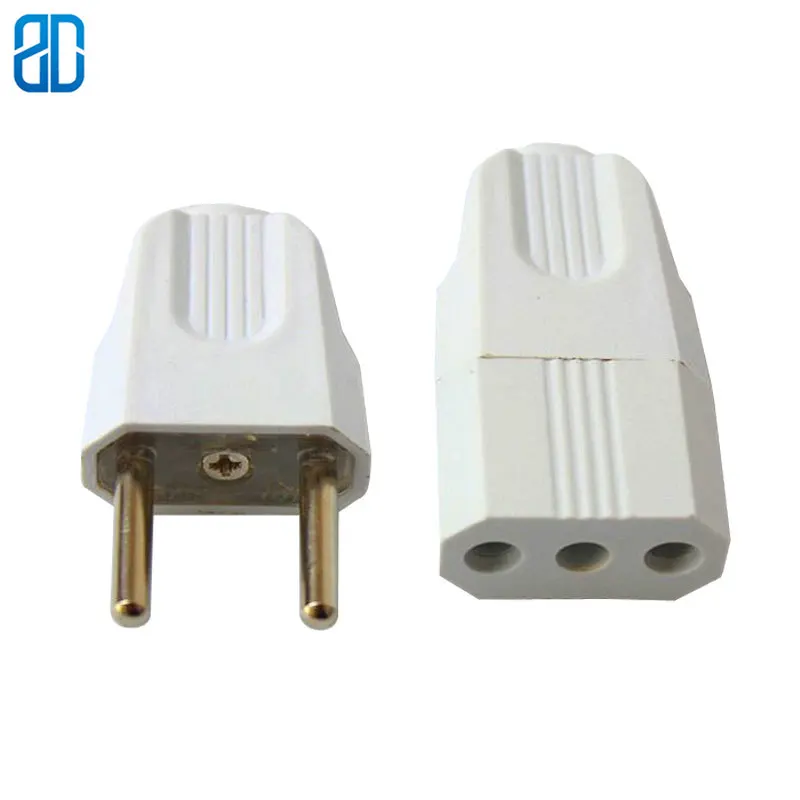 Адаптер питания переменного тока с женским и мужским разъемами стандарта ЕС