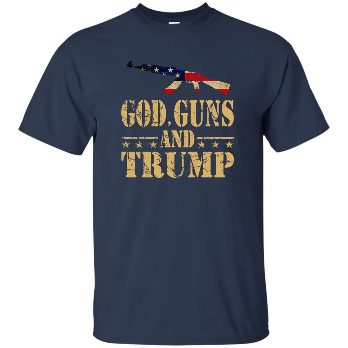God guns & Trump футболка черная темно синяя крутая повседневная pride мужская унисекс