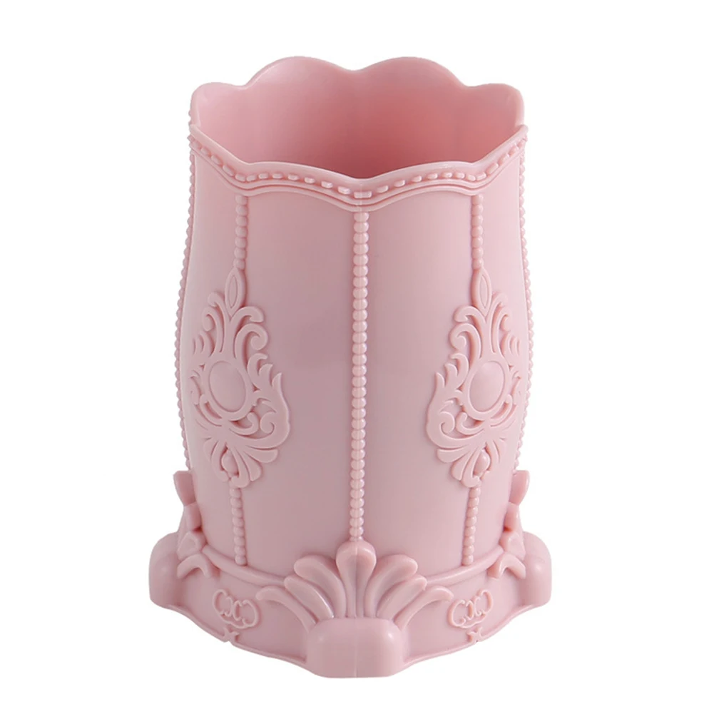 Резной горшок держатель кистей для макияжа орнамент косметический чехол