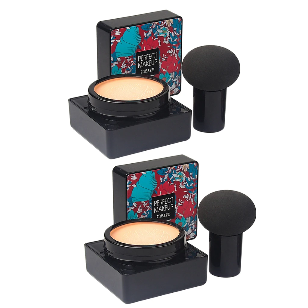 

Air Cushion CC Cream Mushroom Head Foundation Moisturizing Concealer BB Cream Long Lasting Matte Concealer Base Primer