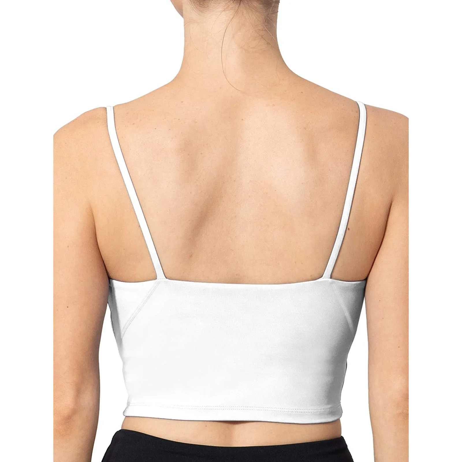 Модный укороченный топ Женский Повседневный жилет без рукавов Дамская Съемная