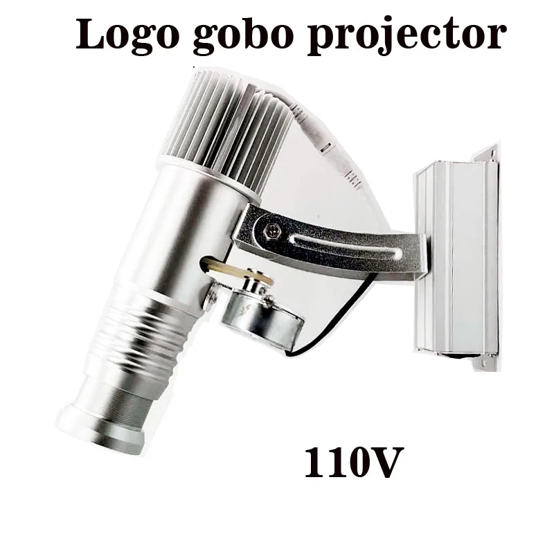 

110 в рекламный Светильник проектор вращающийся логотип пользовательский светодиодный Гобо проектор Предупреждение Свадьба Вечеринка мага...