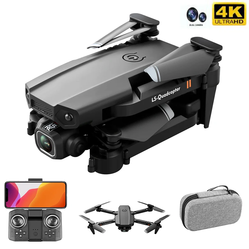 

New Drone 4k Double Camera HD XT6 WIFI FPV Drone Air Pressure Fixed Height four-axis Aircraft RC Helicopter With Camera