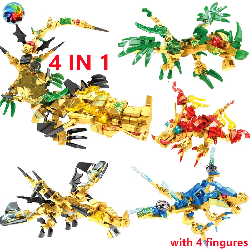 

2021 NEW Ninja Dragon Knight Swordsman Model KAI JAY ZANE Figures Building Blocks Kids Toys Bricks Gift for Children Boys