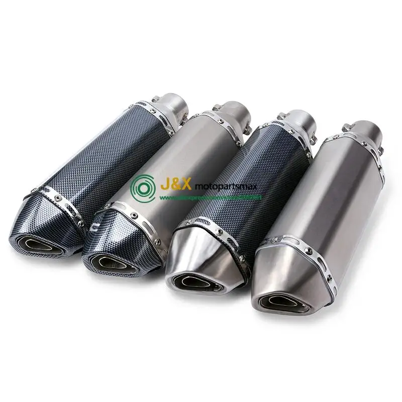 Выхлопной глушитель для мотоцикла без шнура модифицированный передний средний