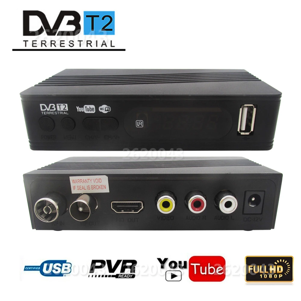 DVB-T2 DVB-T спутниковый ресивер HD цифровой ТВ-тюнер рецептор MPEG4 DVB T2 H.264 наземный