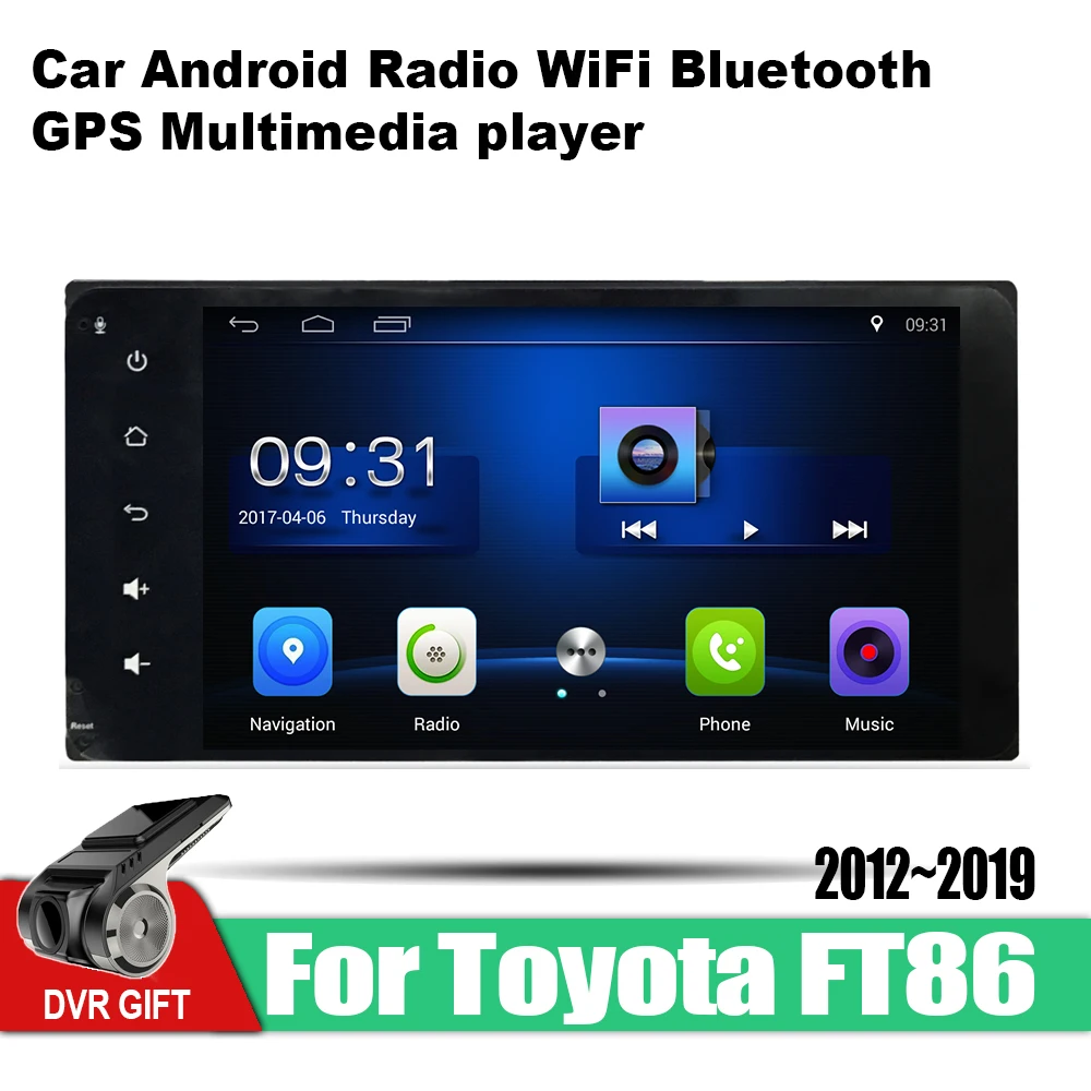 Автомобильный gps мультимедийный плеер ZaiXi для Toyota 86 FT86 GT86 2012 ~ 2019 автомобильный