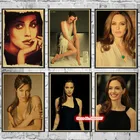 Алмазная живопись сделай сам с изображением Ангелины Джоли, вышивка крестиком, алмазная вышивка, полный Декор для дома рукоделие Алмазная мозаика, поделка