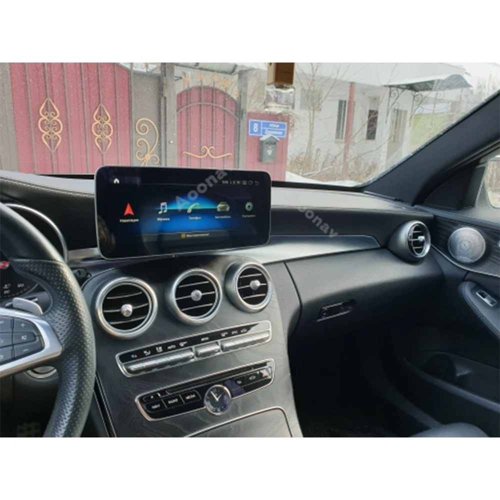 Автомобильный радиоприемник 128 ГБ Android 10 0 Snapdragon 625 GPS для Mercedes Benz C класса GLC W204 W205 X253