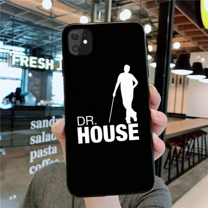 Чехол-накладка HPCHCJHM для iPhone 11 pro XS MAX 8 7 6 6S Plus X 5S SE 2020 XR мягкий в стиле Доктор Хаус |