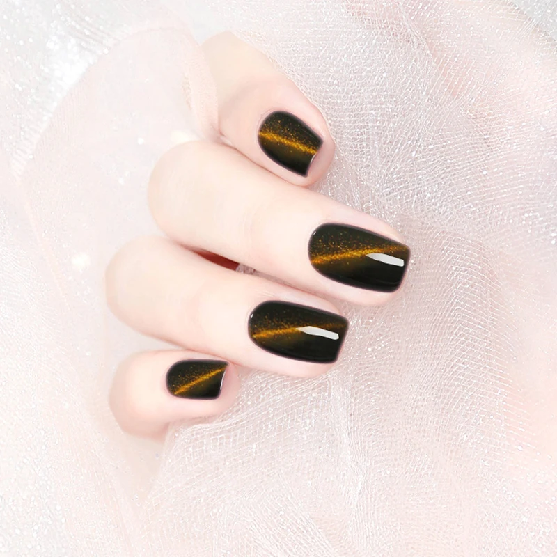 Магнитный гель для ногтей 3D эффект кошачьих глаз UB гель-лаки замачиваемый