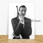 Черно-белый настенный плакат Шон Коннери Джеймс Бонд 007 фильмы Ретро картины на холсте картина для гостиной домашний декор