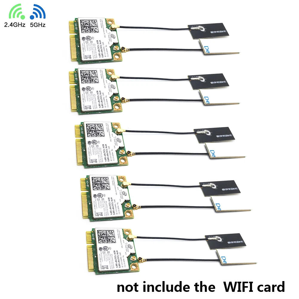10 шт. 2 4 ГГц 5dbi Dual Band заплатка пластина антенна Wi Fi Встроенный PCB антенный разъем