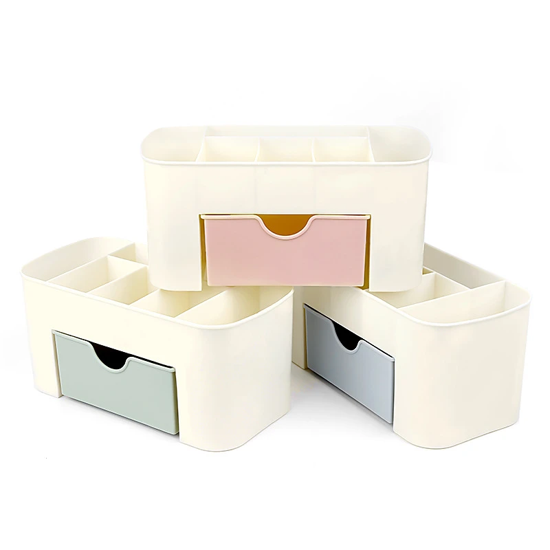 Простая коробка для хранения косметики ювелирных изделий с выдвижным ящиком