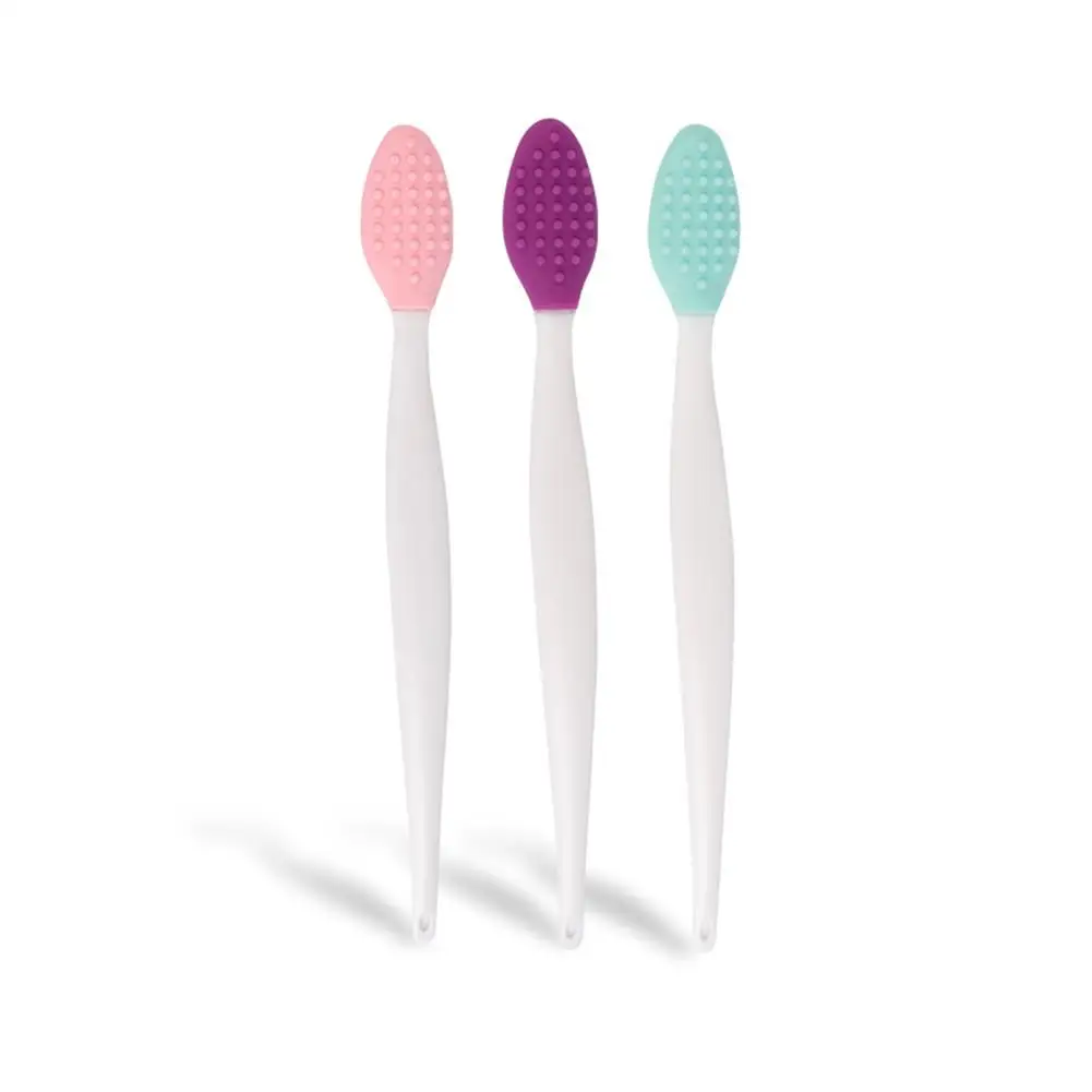 Двухсторонняя силиконовая щетка для удаления угрей в носу отшелушивающий