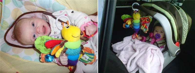 Продвижение детских игрушек 0-12 месяцев Bebek Oyuncak W15* H36 Мягкие плюшевые детские погремушки для мобильных телефонов Brinquedo Para Bebe прогулочная коляска игрушки