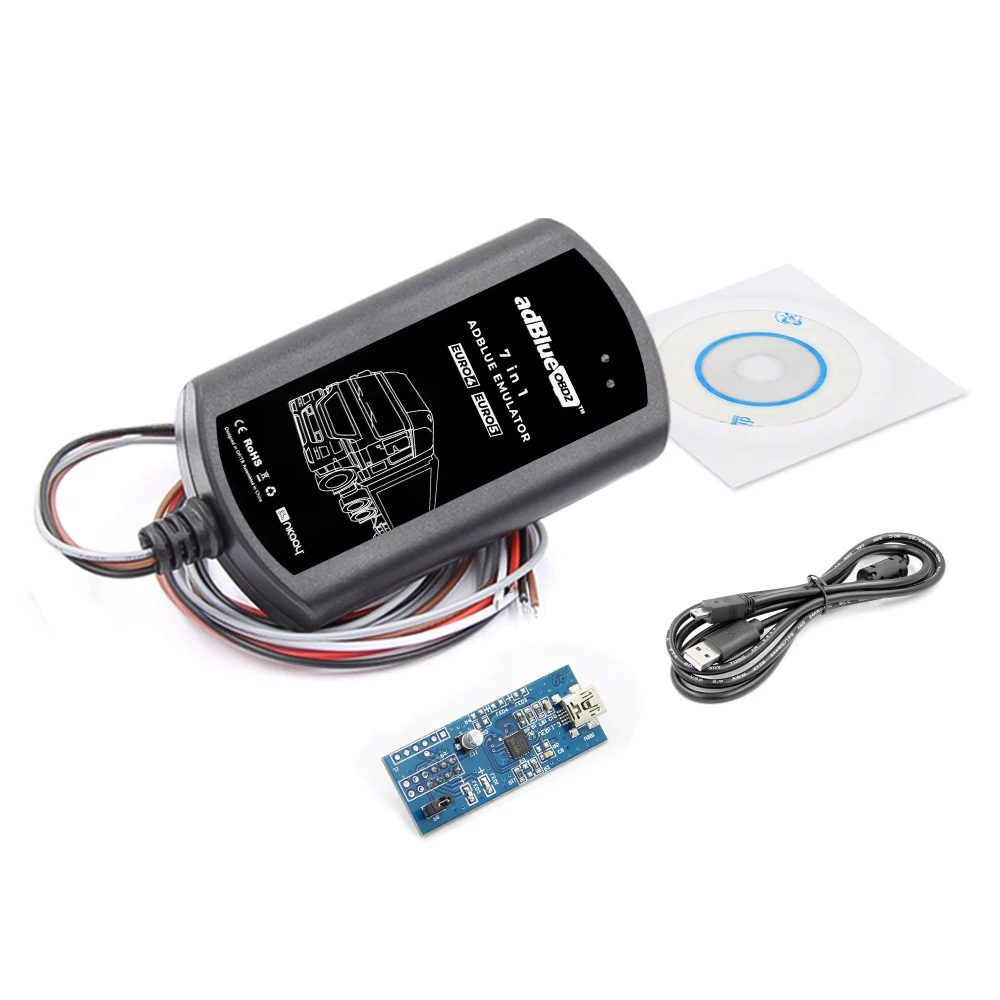 Новинка 2019 эмулятор Adblue 7 в 1 Super Adblueobd2 Эмулятор AdBlue для volvo/daf iveco Renault Truck с EURO 4/5 |
