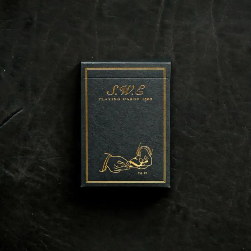 SWE BLACK Ellusionist игральные карты 88*63 мм бумажные волшебные для покера магический трюк