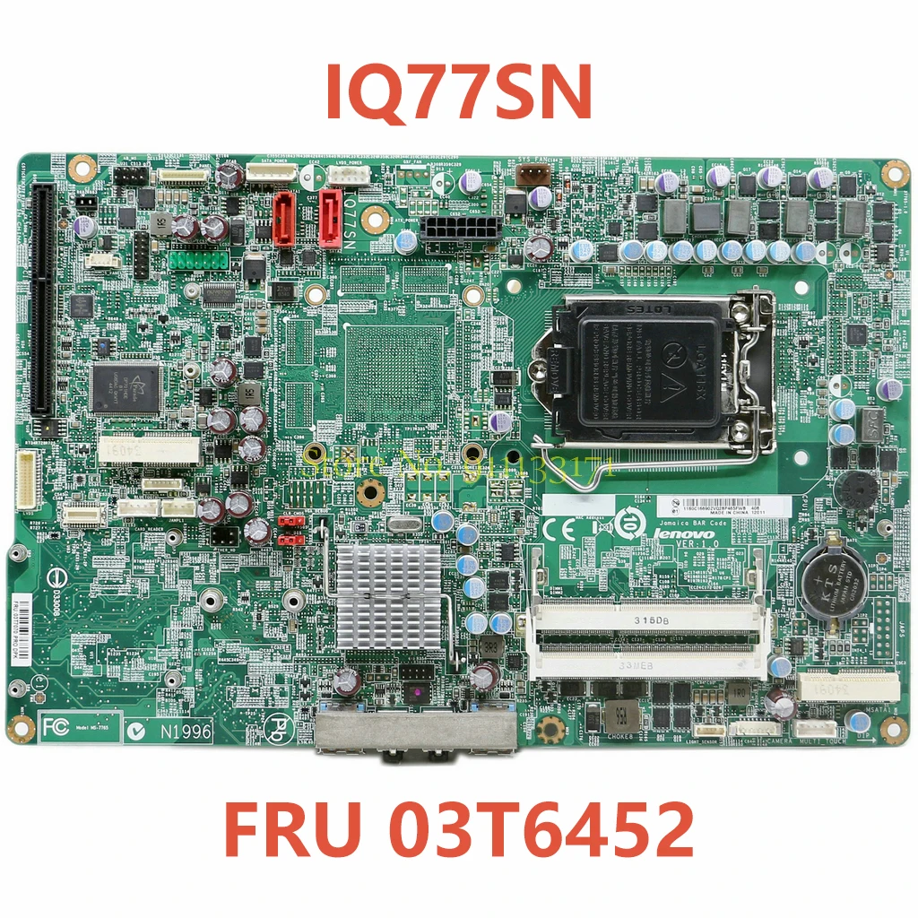 

Материнская плата все-в-одном для Lenovo Thinkcentre M92Z M9201Z AIO LGA1155 DDR3 03T6452 IQ77SN REV1.0 материнская плата