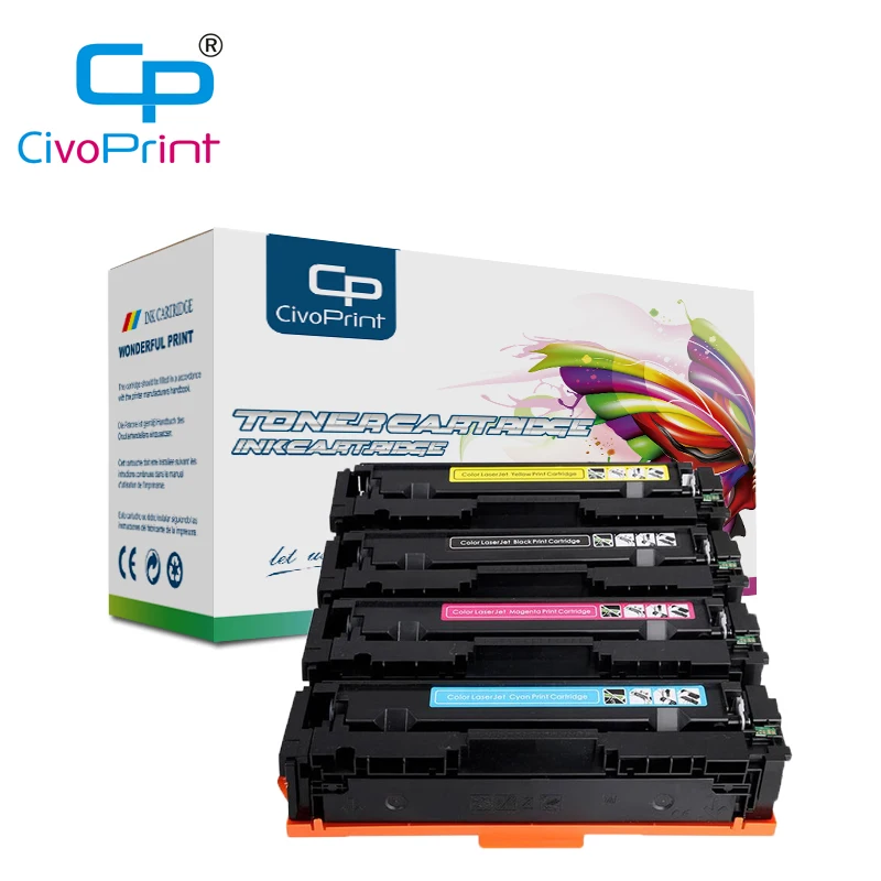 Civoprint With Chip compatible CF510A CF510 CF511A 204A Color Toner Cartridge For hp LaserJet Pro M154 MFP M180 180n M181 181fw