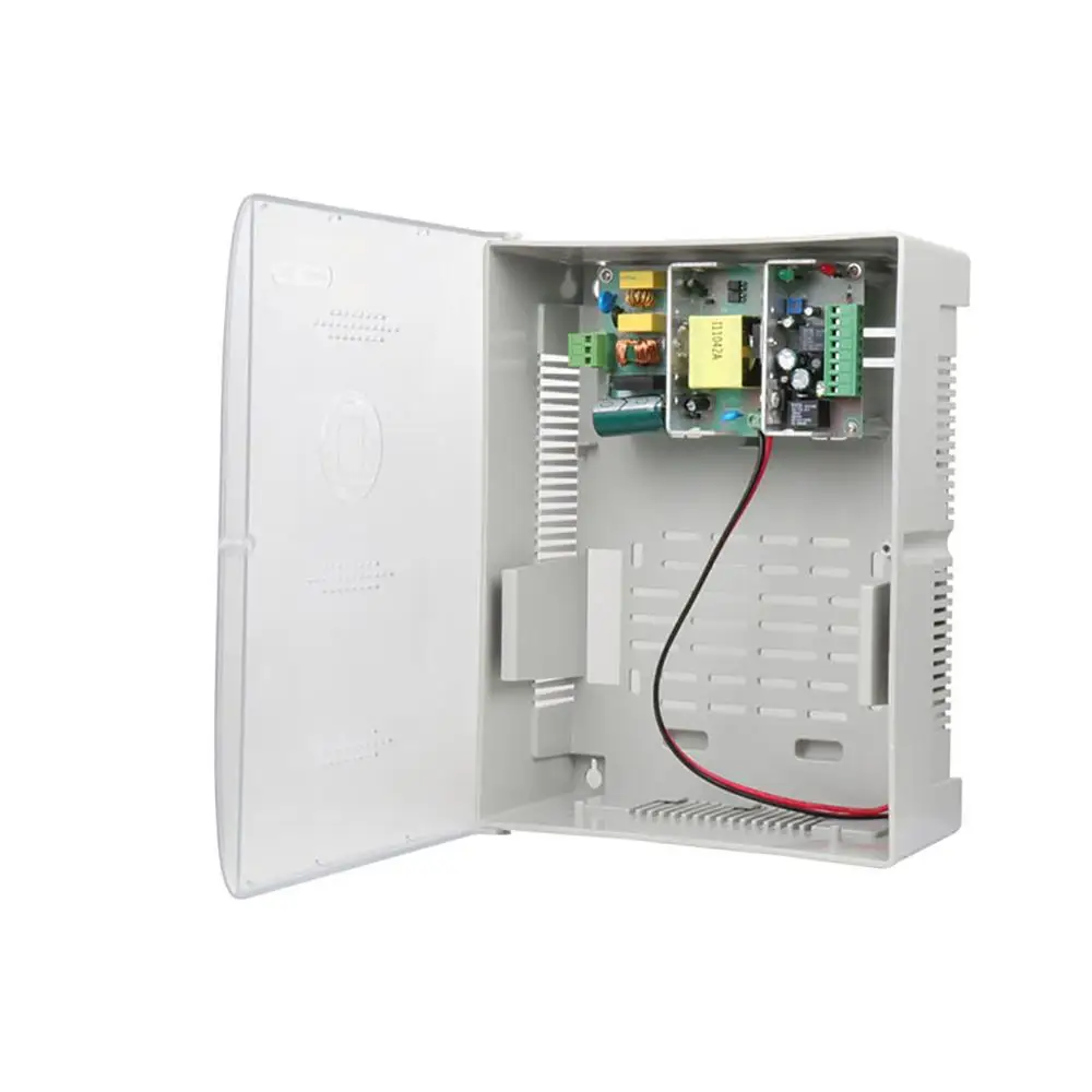 12V 5A источник питания с контролем доступа пластик в коробке батареей резервного