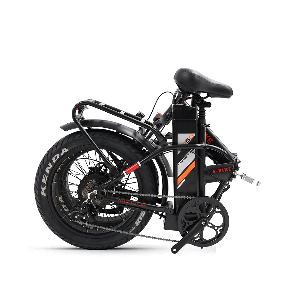 20 inch electric folding bicycle snow beach fat tire assist bafang48v500w motor tft Color screen ebike | Спорт и развлечения