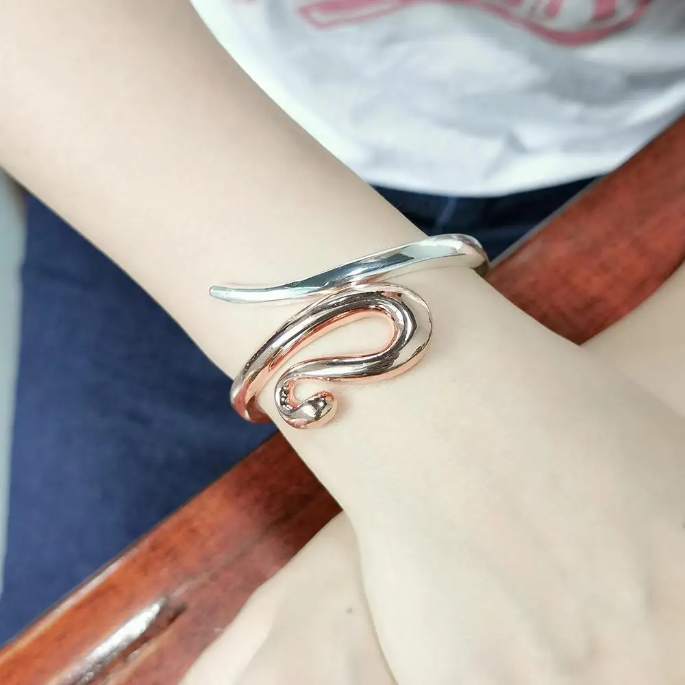 Браслеты MANILAI из сплава в виде змеи браслеты манжеты женские очаровательные