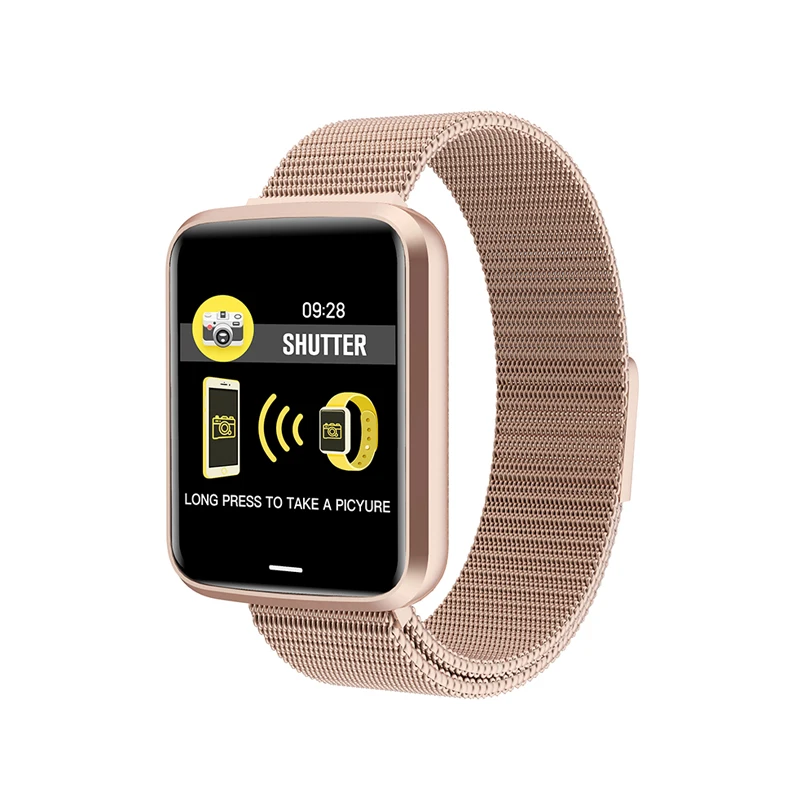 ONEMIX спортивный смарт-Браслет спортивный мониторинг здоровья Bluetooth спортивные водонепроницаемые Смарт-часы - Цвет: Gold-H19